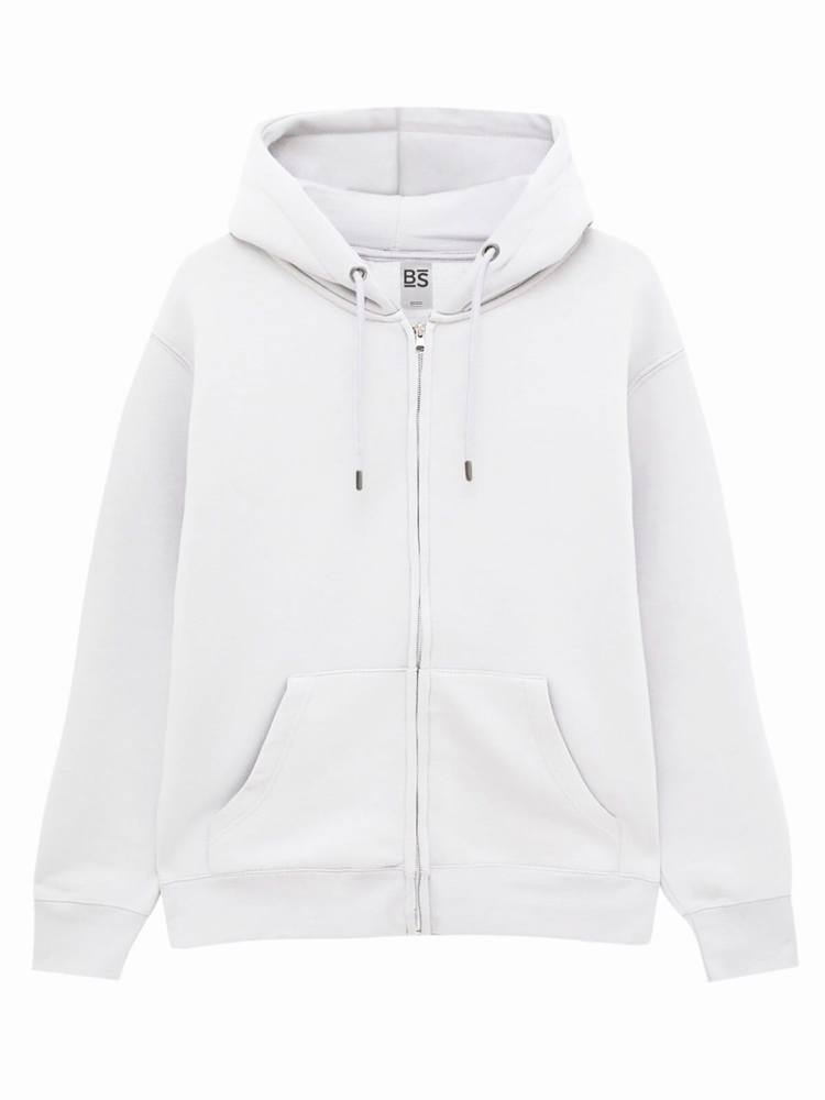 BS Chili full zip hoodie, 280 gr/m² - White (White)