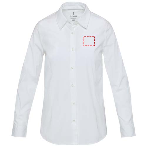 Carnelian 133 g/m² poplin women's shirt