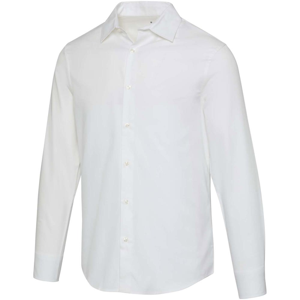 Citrine 185 g/m² twill men's shirt - White