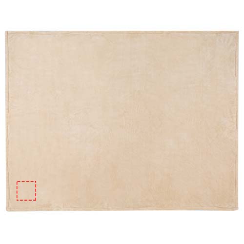 Ashen GRS recycled sherpa blanket