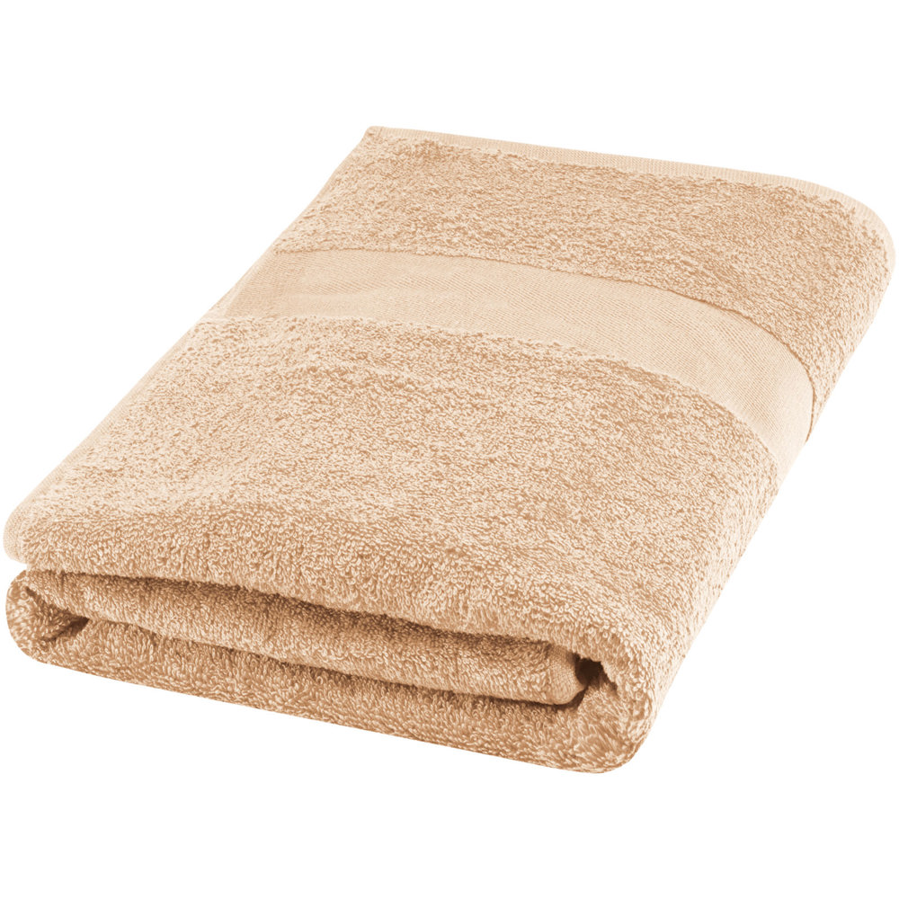 Amelia 450 g/m² cotton towel 70x140 cm - Beige