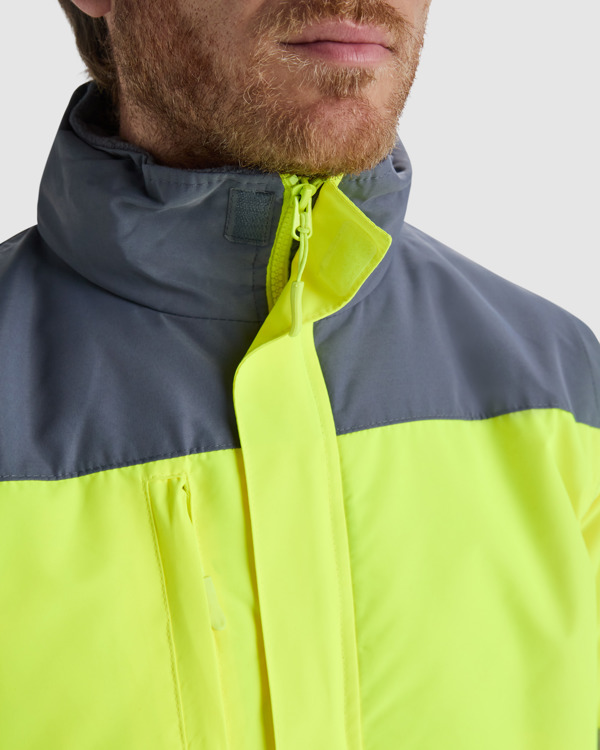 AV EPSYLON PARKA S/L GARDEN GREEN/FLUOR YELLOW