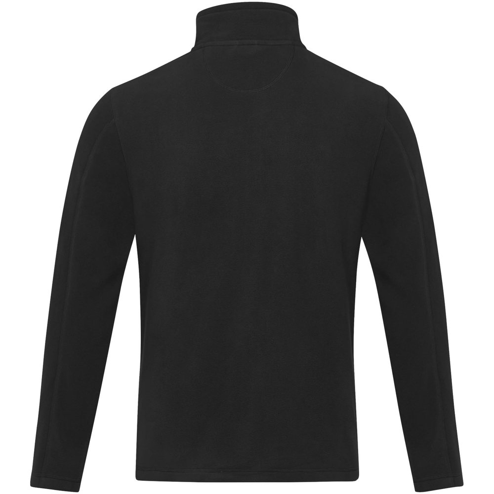 Amber men's GRS recycled full zip fleece jacket