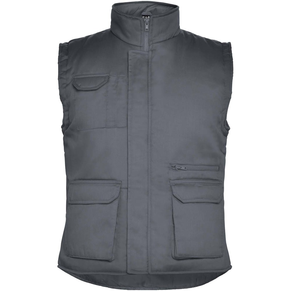 Almanzor multi-purpose workwear bodywarmer with high neck - Lead
