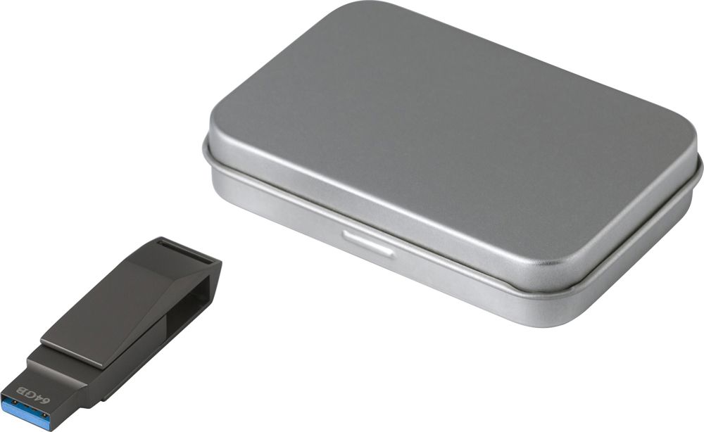 Zinc alloy USB stick Dorian