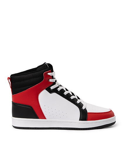 Roly Footwear - Space Basketball Shoes - Black 02, White 01, Red 60