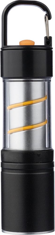 Aluminium COB flashlight Vela - Black
