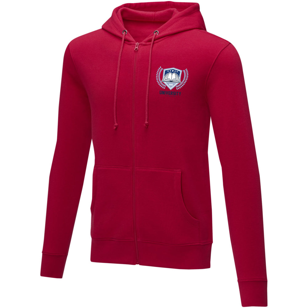 Charon 240 g/m2 unisex full zip hoodie