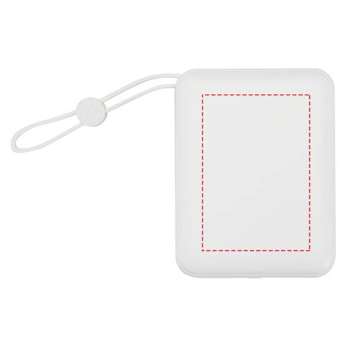 Acrux 10.000 mAh 35W tablet power bank with built in Type-C cable - made from recycled plastic