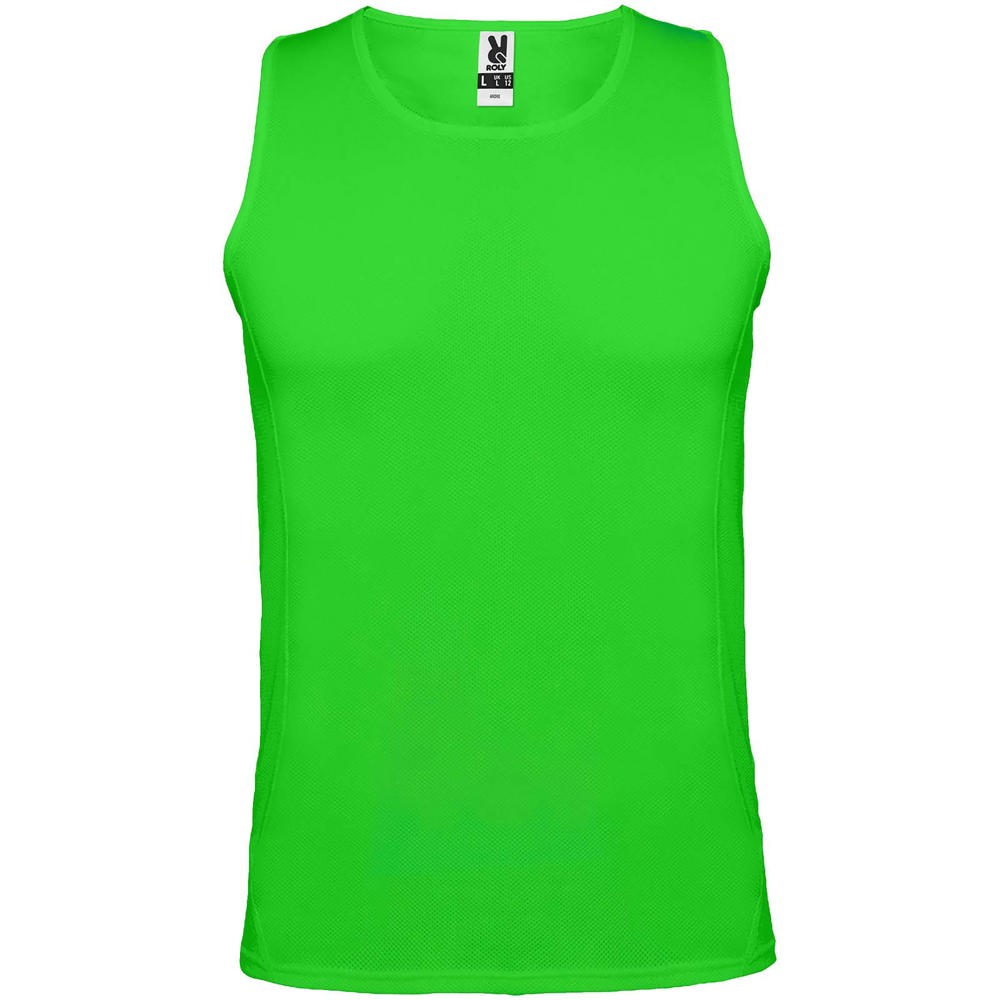 Andre 140 g/m² kids sports vest - Lime