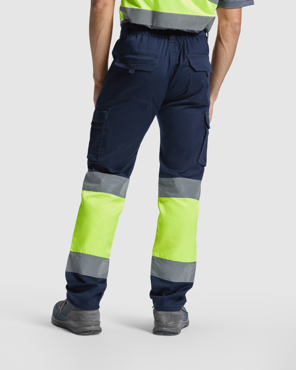 AV DAILY STRETCH PANTS S/46 GARDEN GREEN/FLUOR YELLOW