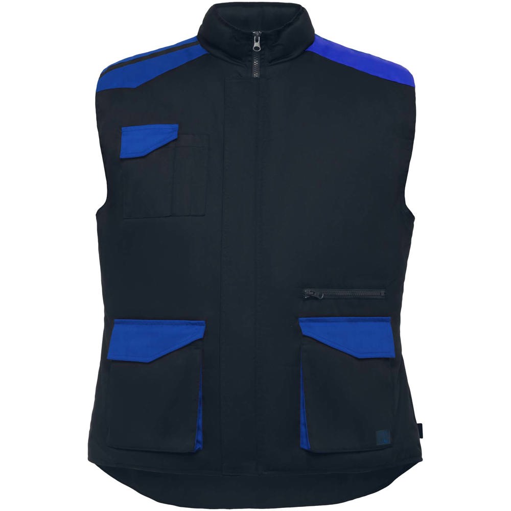 Armada multi-pocket workwear vest - Navy Blue, Royal blue