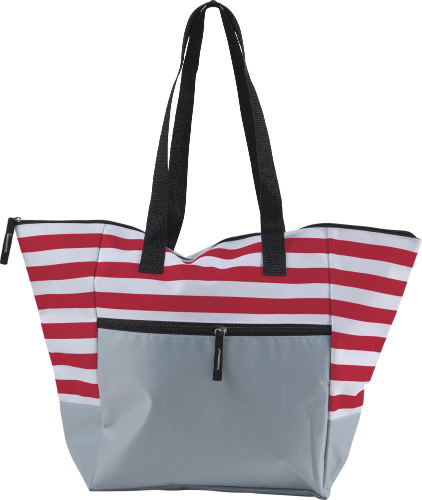 Polyester (600D) beach bag Gaston - Red