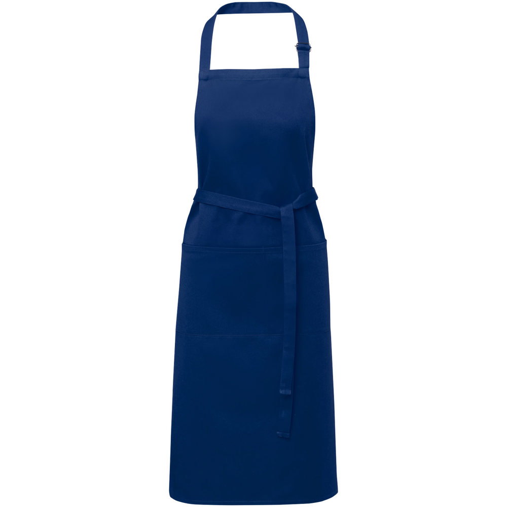Andrea 240 g/m² apron with adjustable neck strap - Navy