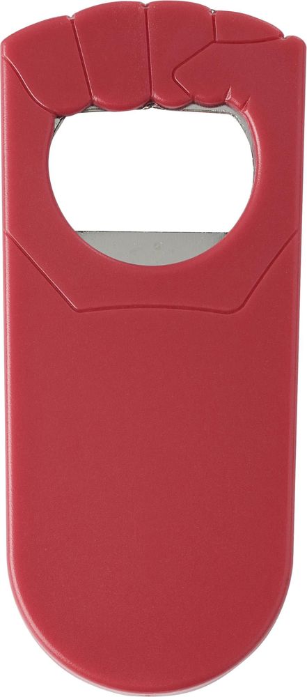 Plastic bottle opener Tay - Red