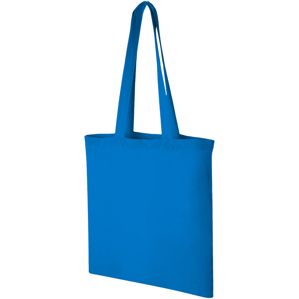 Carolina 100 g/m² cotton tote bag 7L - Process blue