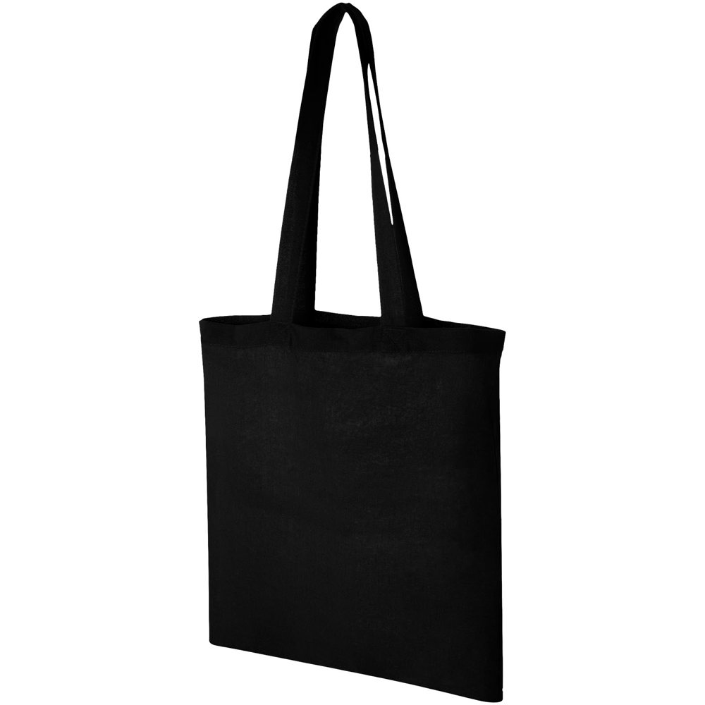 Carolina 100 g/m² cotton tote bag 7L - Black