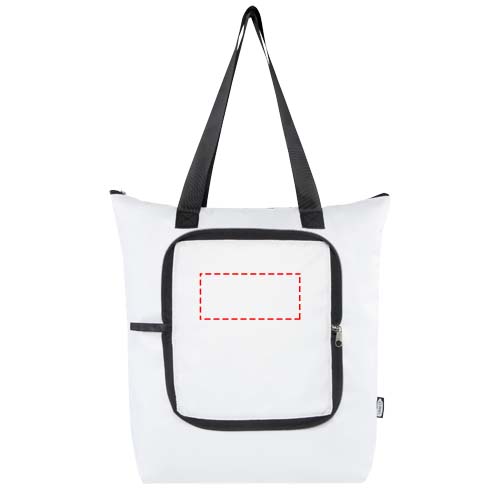 EcoFold RPET foldable tote cooler bag 15L