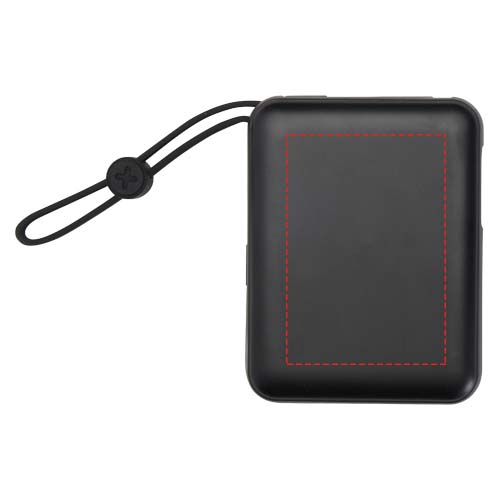 Acrux 10.000 mAh 35W tablet power bank with built in Type-C cable - made from recycled plastic