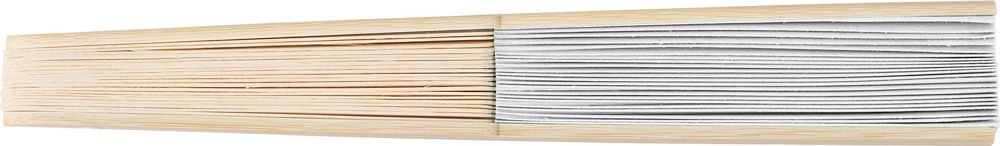 Bamboo hand held fan Elio - White
