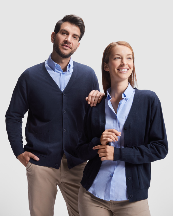 EXPLORER WOMAN CARDIGAN S/S NAVY BLUE