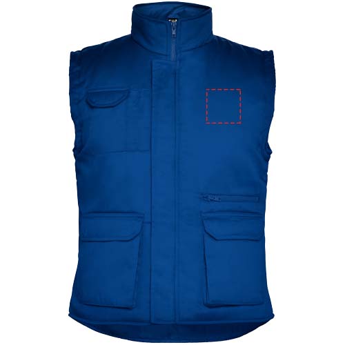 Almanzor multi-purpose workwear bodywarmer with high neck