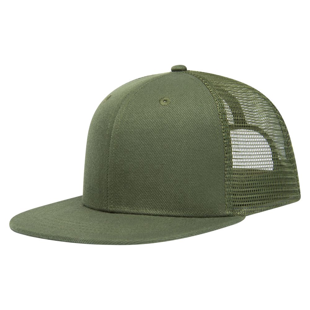 Trucker cap high profile - Retail - Olive green (PMS 7764c) / Olive green