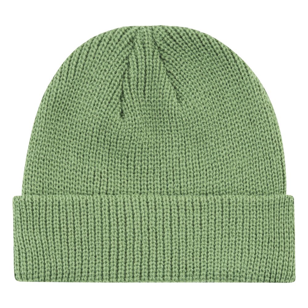 Coarsely knitted fisher hat - Sage green (PMS 556c) / Sage green