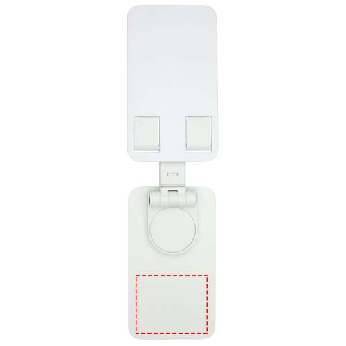 Alhena recycled plastic foldeable phone holder with metal desk stand