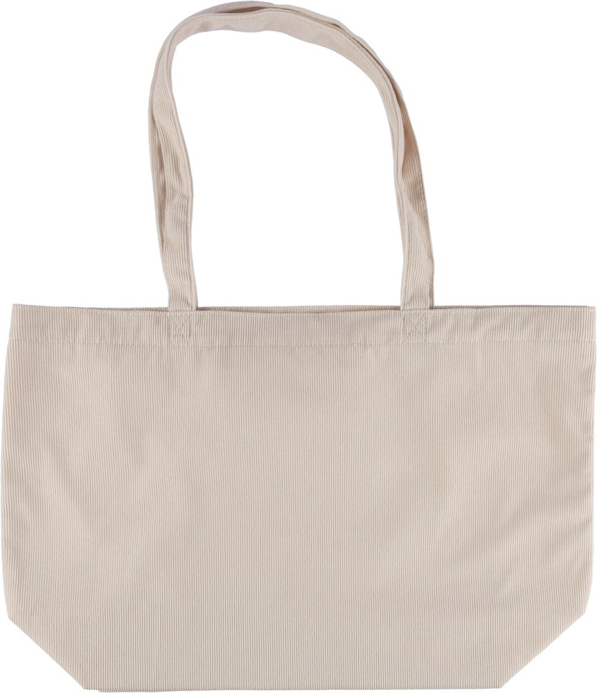 Corduroy tote bag Tino - Beige