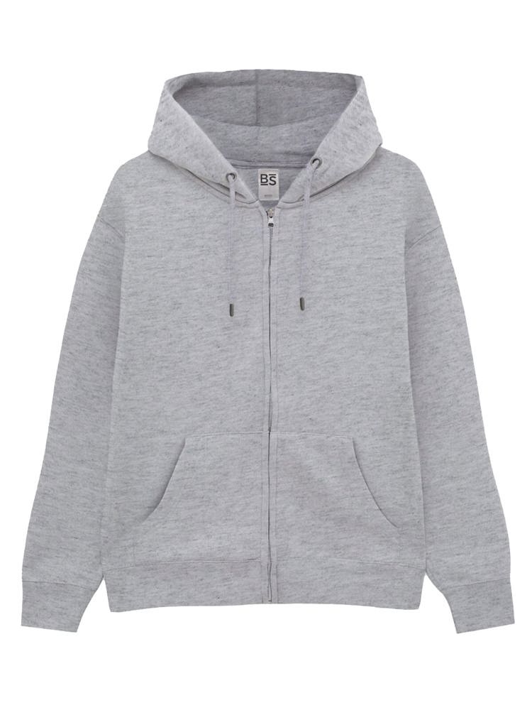 BS Chili full zip hoodie, 280 gr/m² - Grey melee (PMS Cool Grey 7C)