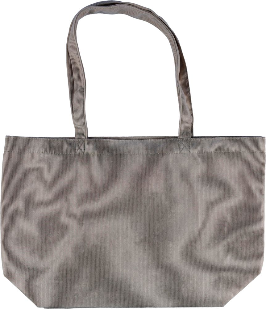 Corduroy tote bag Tino - Grey