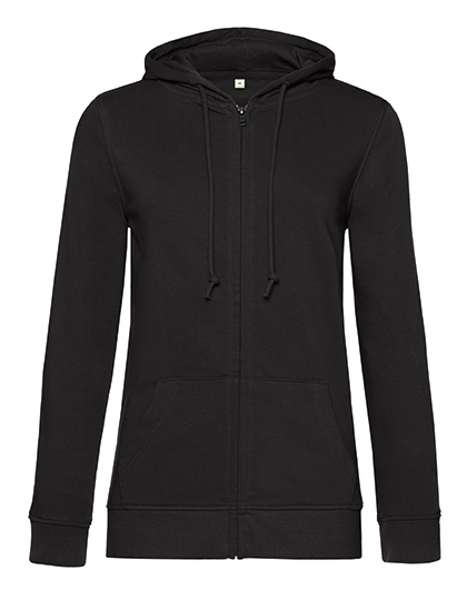 B&C BE INSPIRED - Inspire Zipped Hood Jacket /Women_° - Black Pure