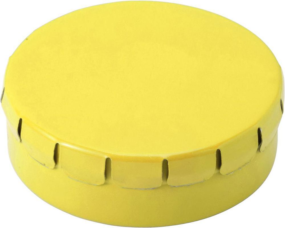Tin with mints Anika - Yellow
