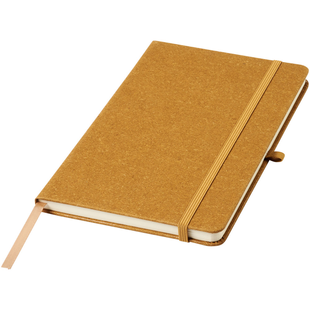 Atlana leather pieces notebook - Brown