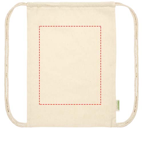 Odisha 140 g/m² OCS organic drawstring bag 5L 