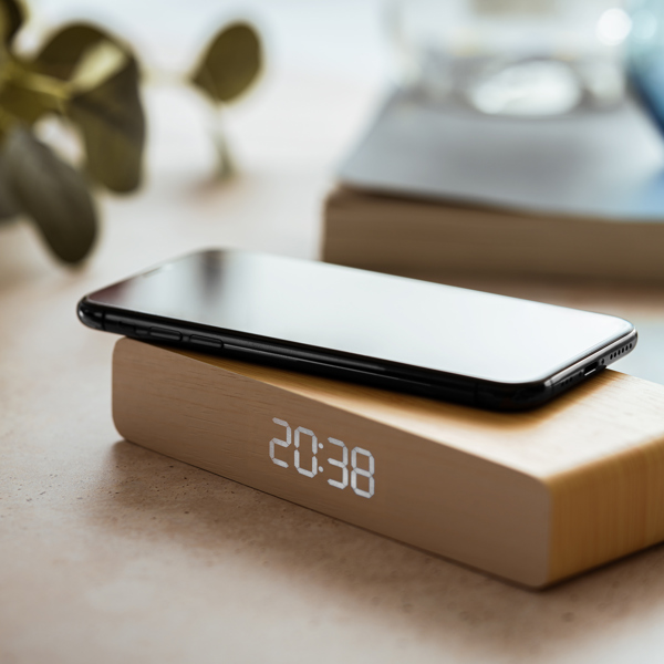 CHARGER CLOCK ICARUS NATURAL