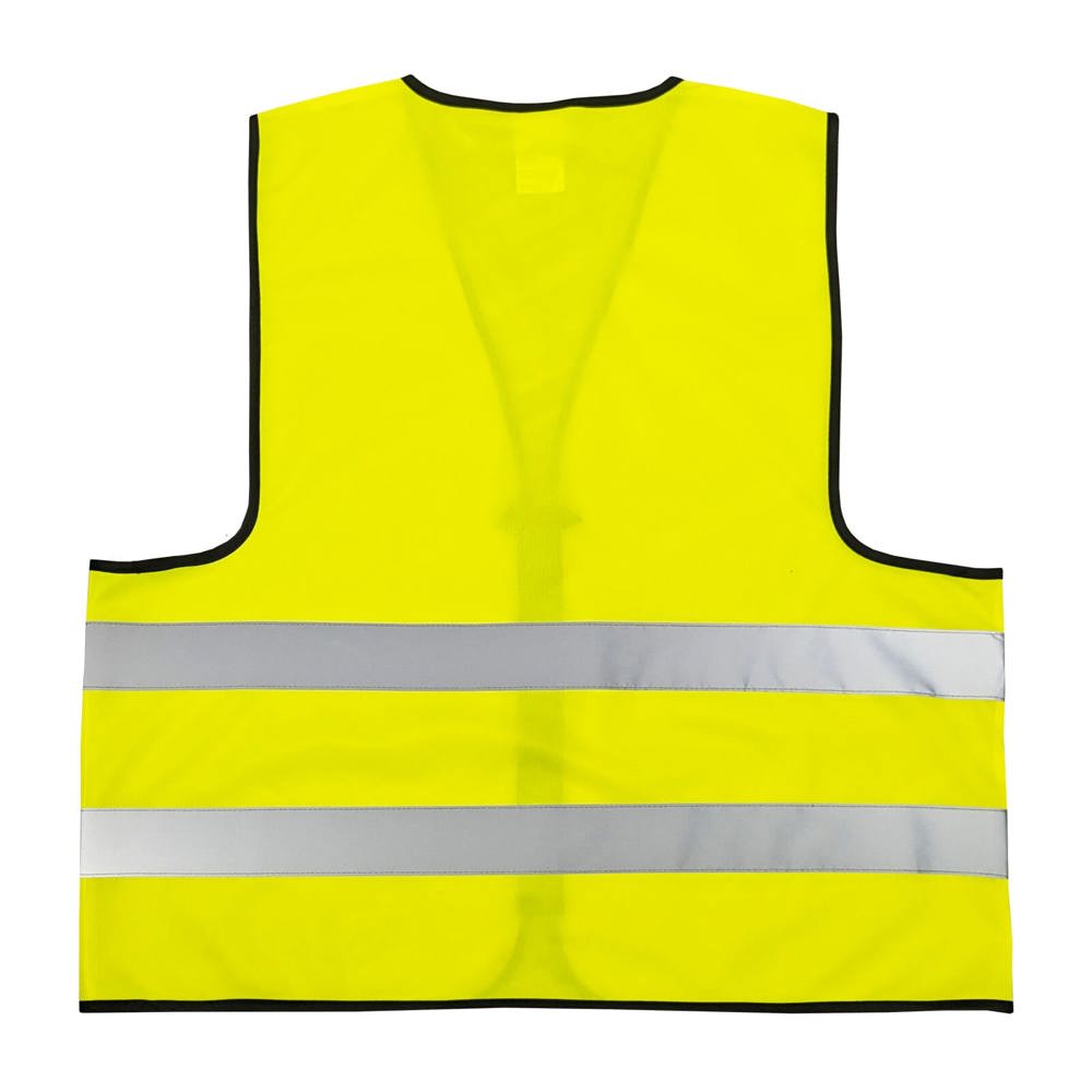 Safety jacket with zipper - EN 20471