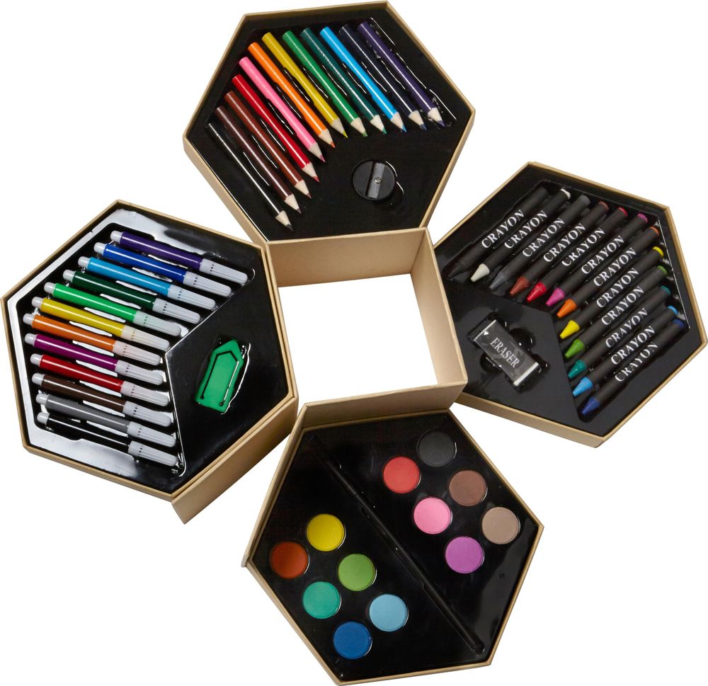 Cardboard box art set Kenji