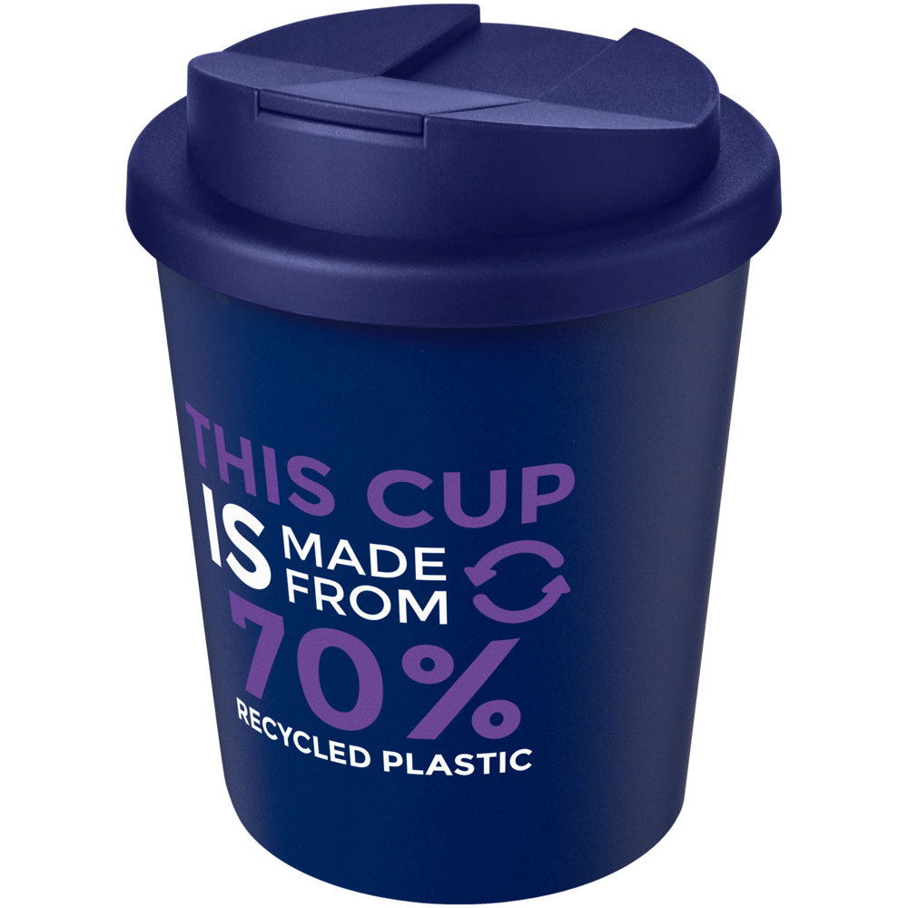 Americano® Espresso Eco 250 ml recycled tumbler with spill-proof lid 