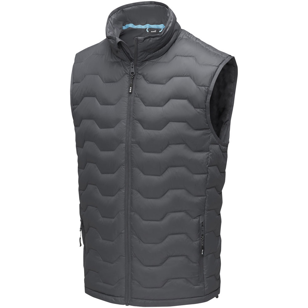 Petalite men's GRS recycled insulated down bodywarmer - Storm grey