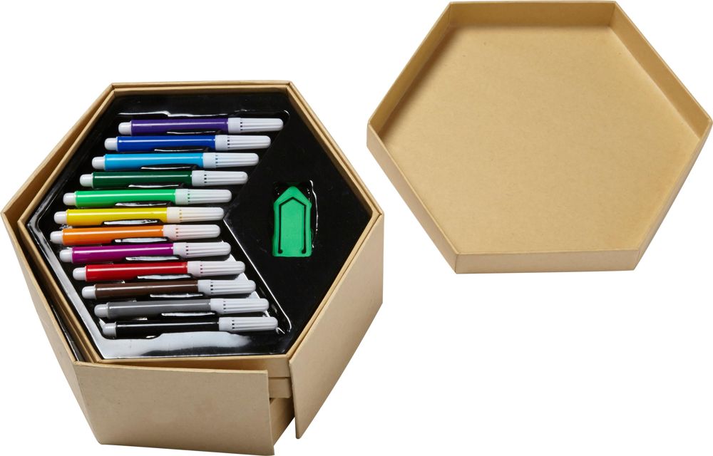 Cardboard box art set Kenji