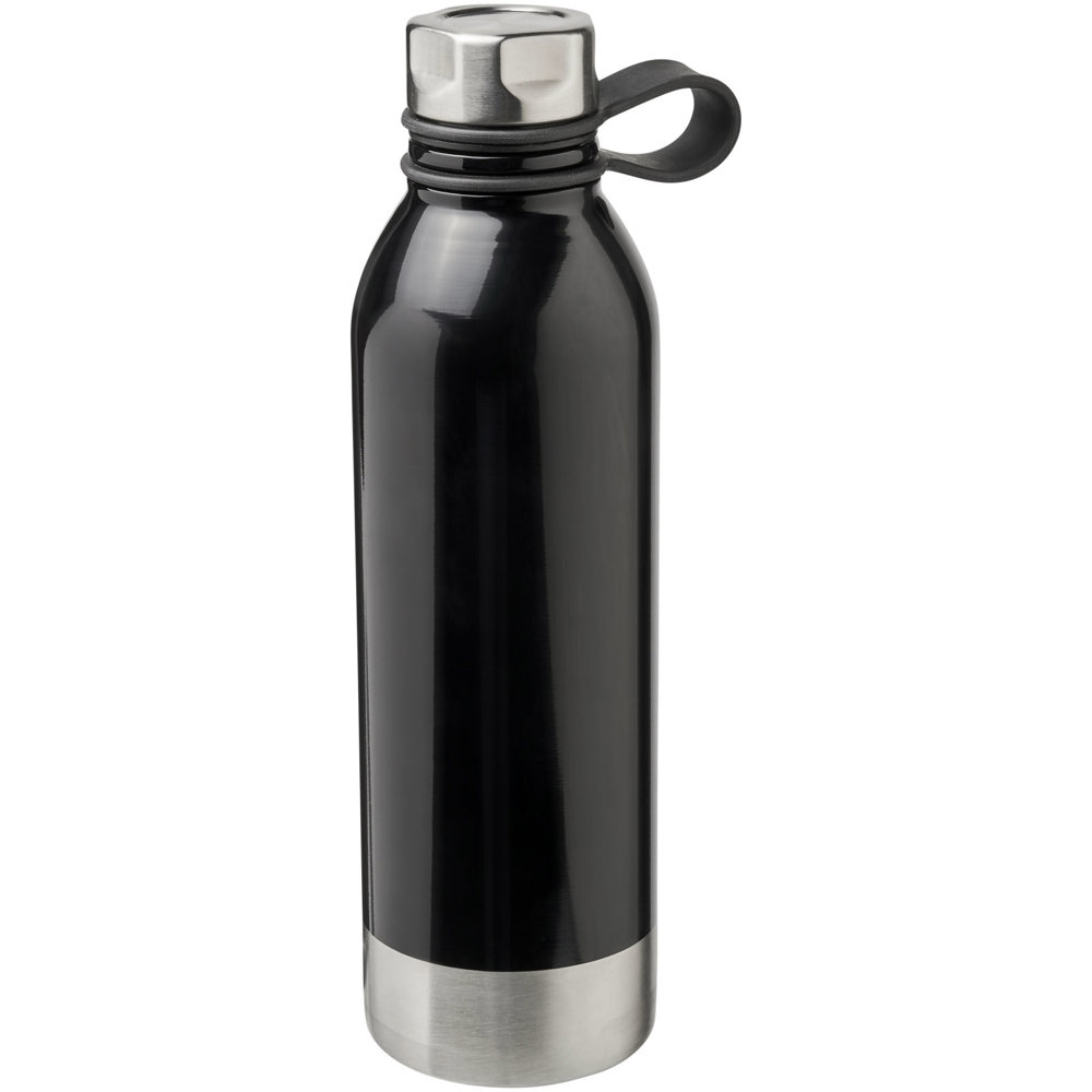 Perth 740 ml stainless steel sport bottle - Black