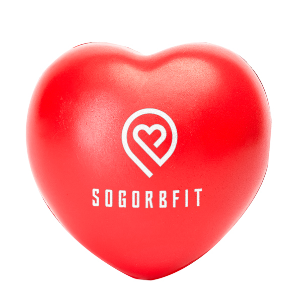 BIKU HEART SHAPED STRESS BALL RED