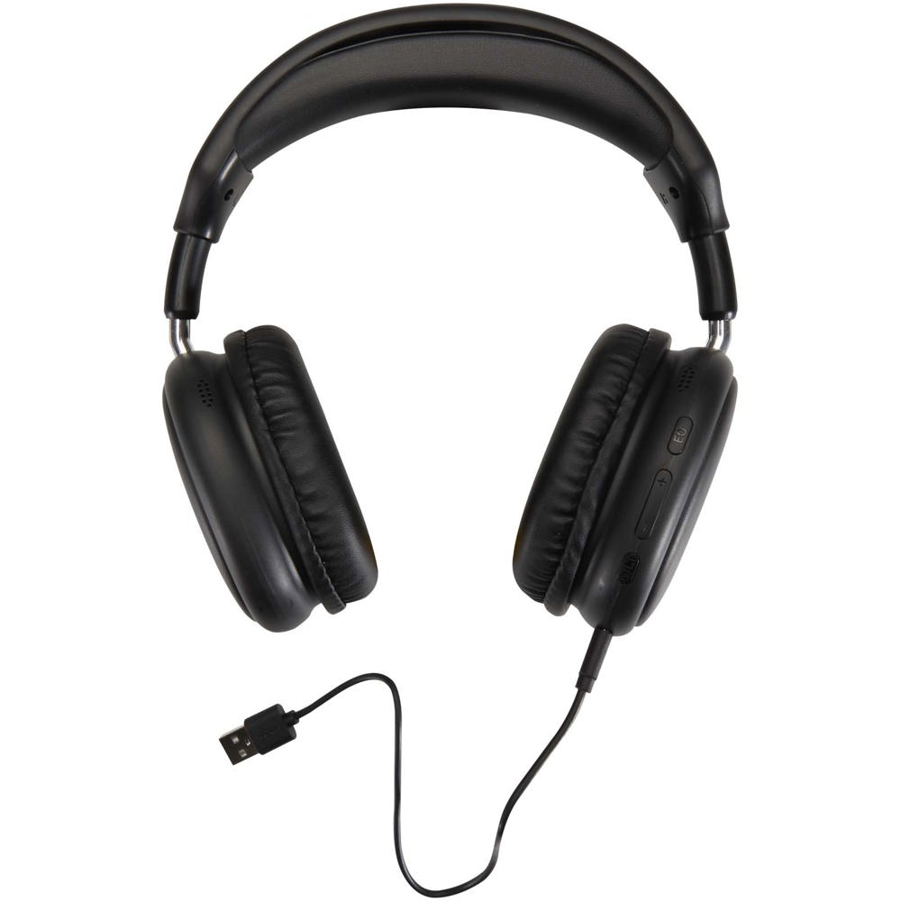 Alzir recycled plastic over-ear wireless Bluetooth headset