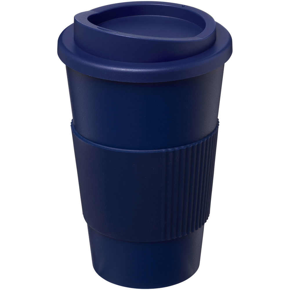 Americano® 350 ml insulated tumbler with grip - Dark Blue