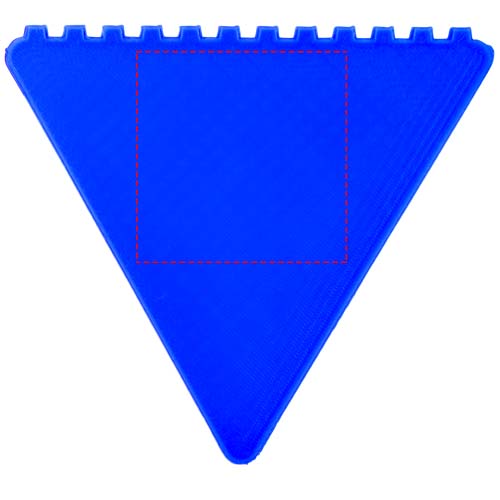 Frosty triangular recycled plastic ice scraper