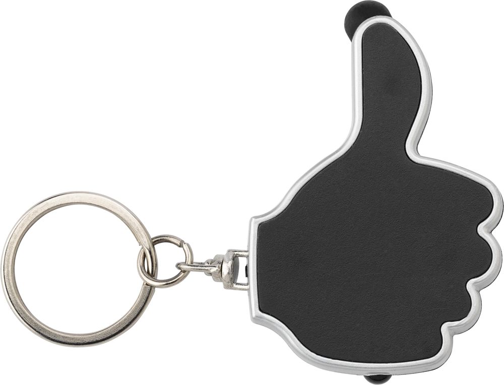 ABS 2-in-1 key holder Melvin - Black