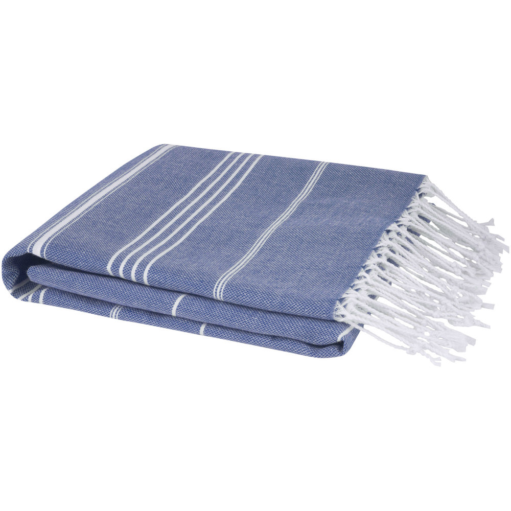 Anna 150 g/m² hammam cotton towel 100x180 cm - Navy