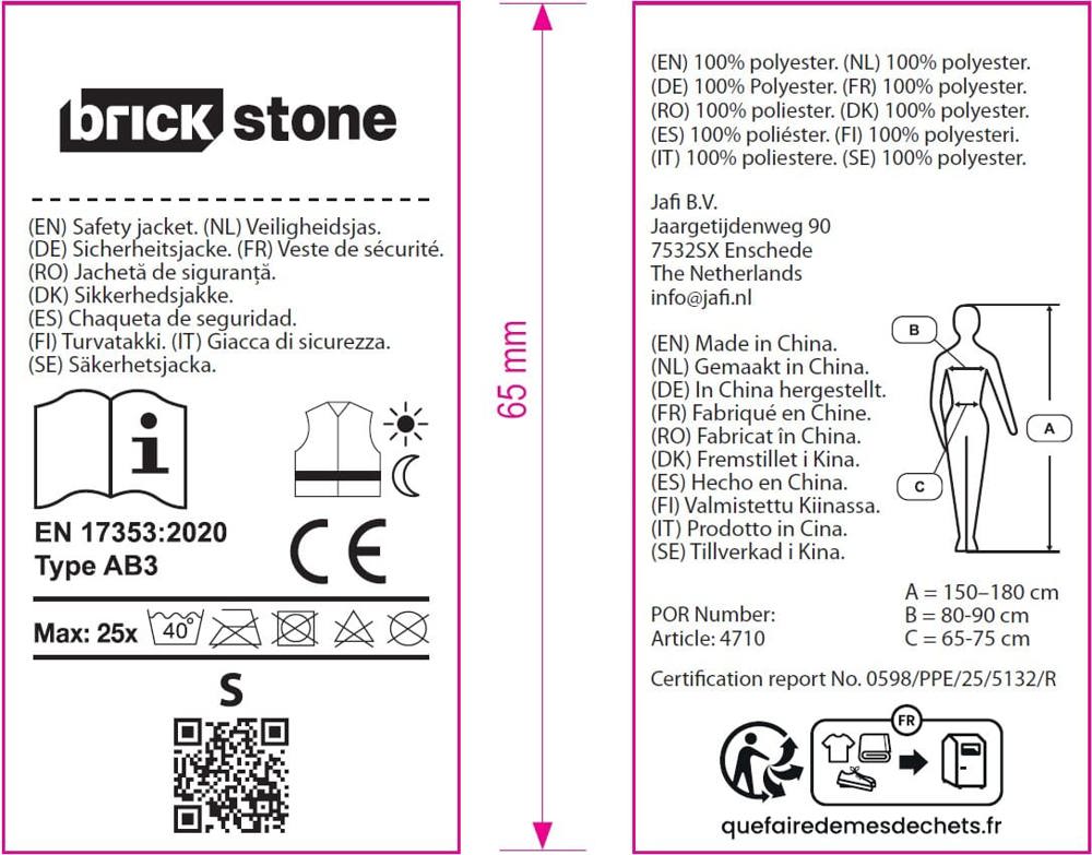 Safety jacket - EN 20471